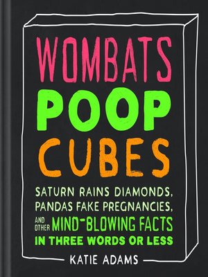 cover image of Wombats Poop Cubes